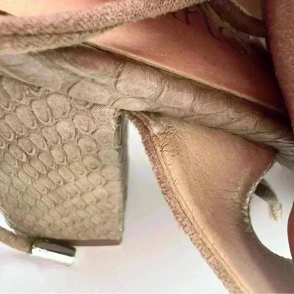 FRANCO SARTO Womens Gem Taupe Suede Heeled Dress Sandals
Size: - Picture 8 of 12